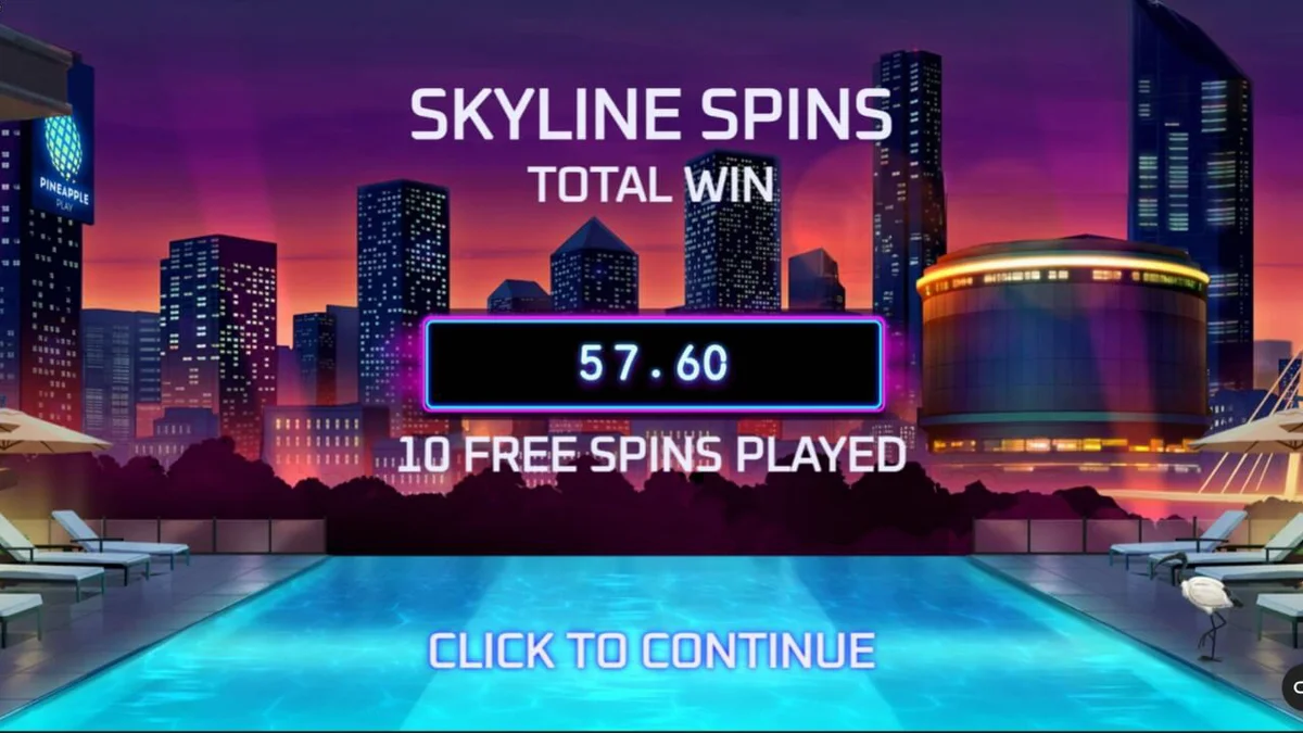 Midnight Mirage slot neon rooftop bar theme